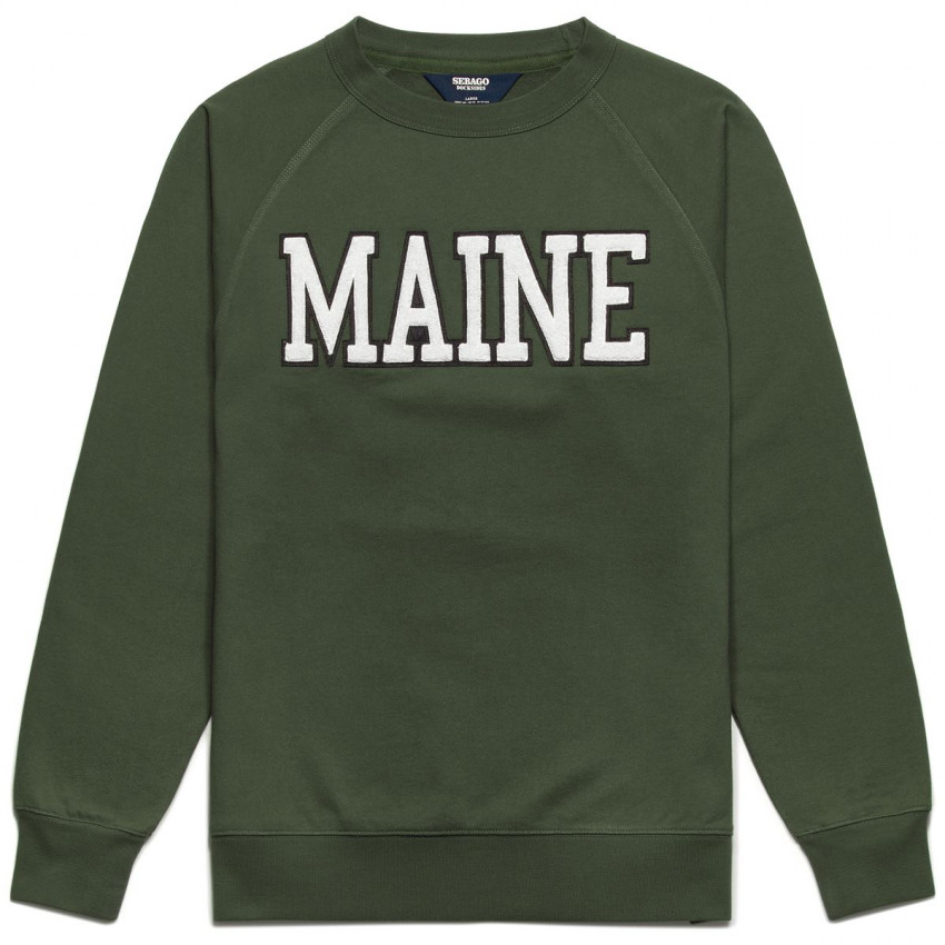 BOW VERT MAINE-Sweat-shirt Sebago pour Homme