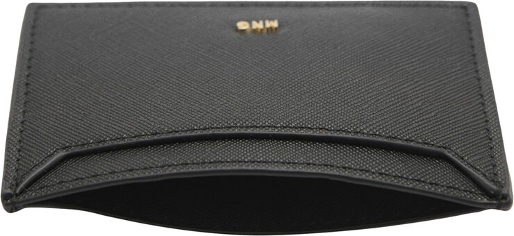 MANGO Saffiano-effect cardholder Black