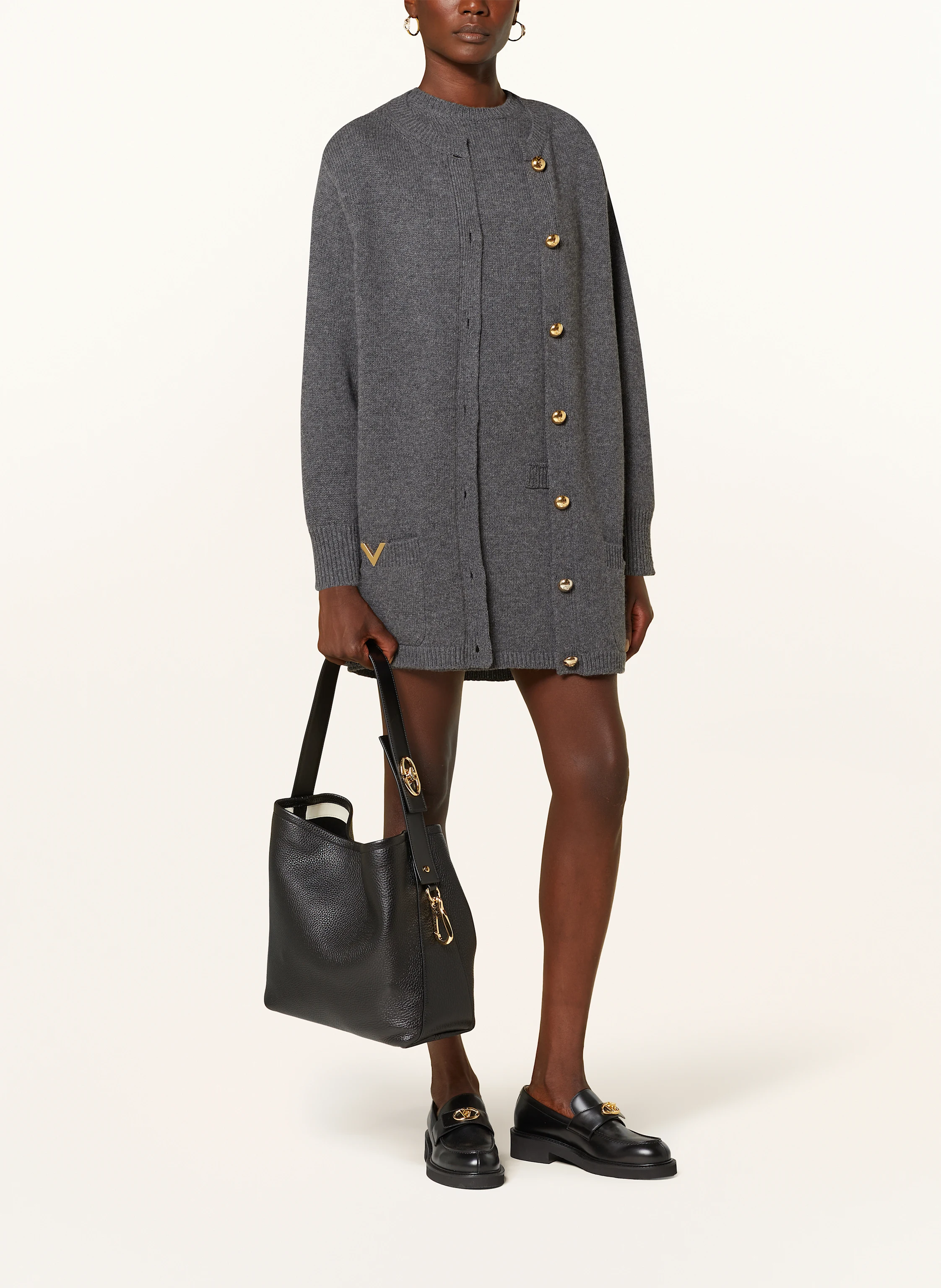 VALENTINO GARAVANI Hobo-Bag VLOGO SIDE mit Pouch