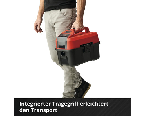 Einhell Power X-Change TE-VC 18/10 Li accu nat-/droogzuiger - Alleen de kale unit, zonder accu en lader