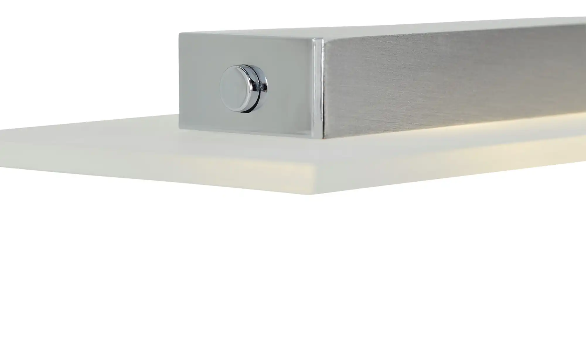Fischer-Honsel LED-Pendelleuchte, Nickel-matt/ Glas gebogen