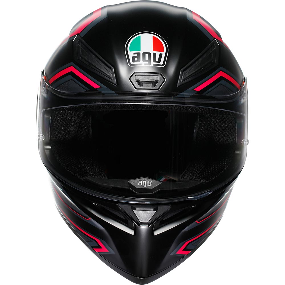 AGV - Casque K1 S Sling Noir Mat / Rose