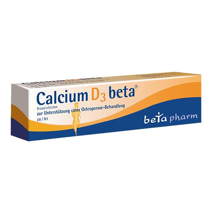 Calcium D3 beta Brausetabletten, 20 St
