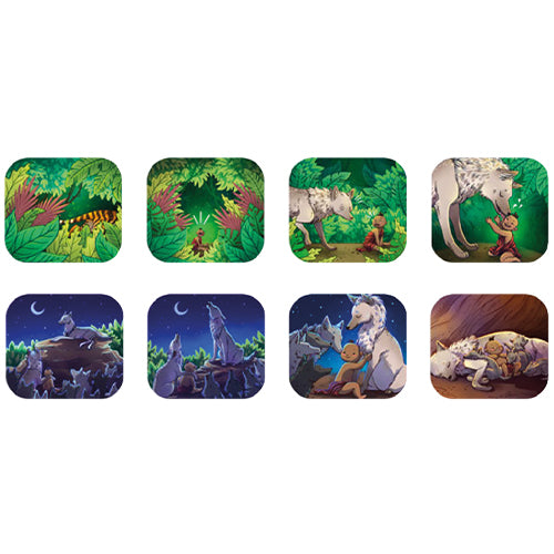 Kidywolf discs voor projector zaklamp kidyslide - jungle book - 3st
