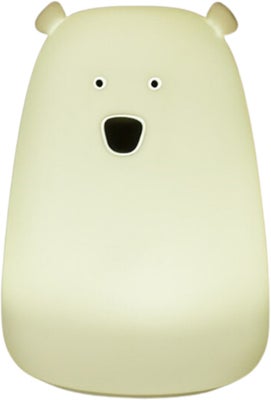 CarloBaby Big Bear  LED Nattlampe, Hvit