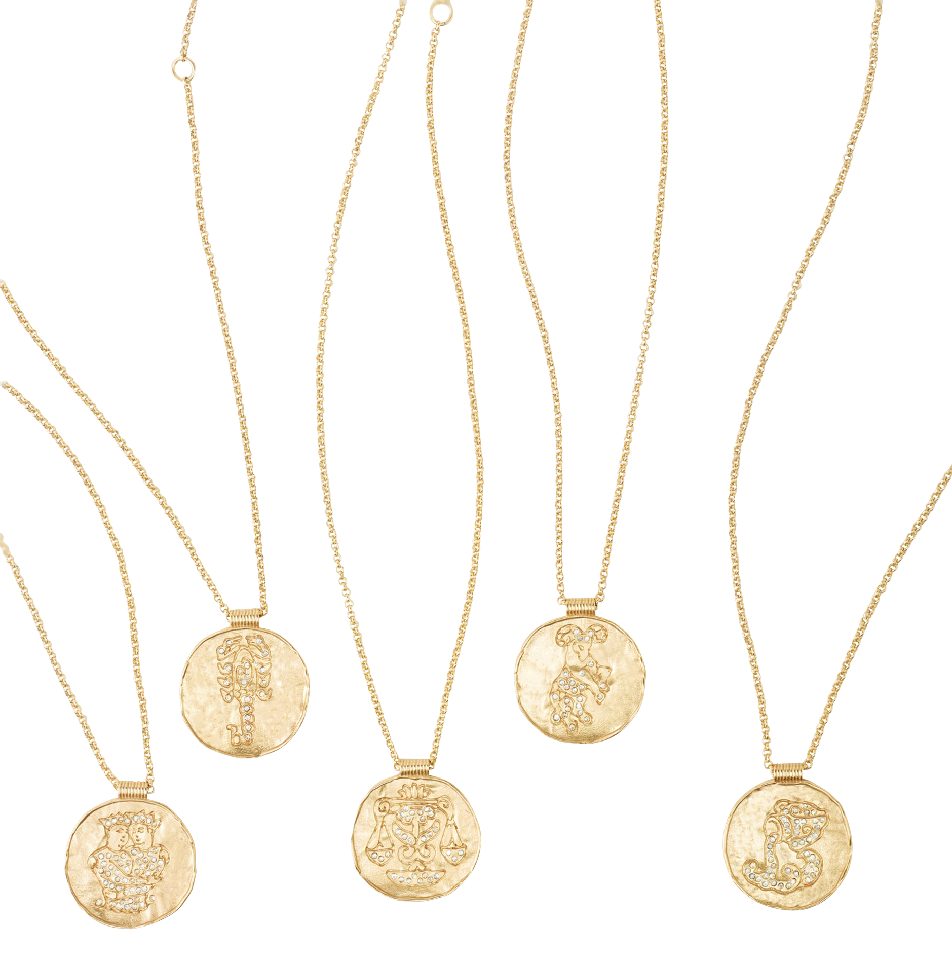 Collier à médaille signe astrologique | Doré