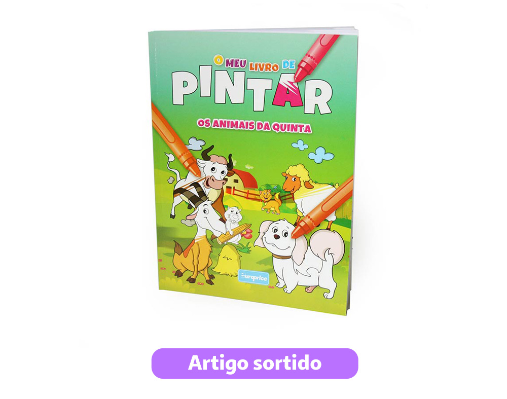 LIVRO O MEU LIVRO DE PINTAR - MODELOS SORTIDOS