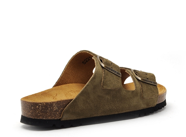 Scholl mules et sabots plats femme josephine 3050 kaki
