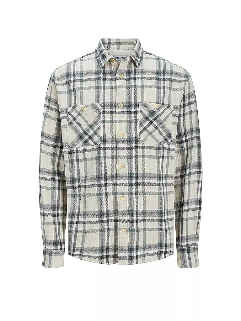 JACK & JONES Overshirt  JJEMICHAEL hellgrün