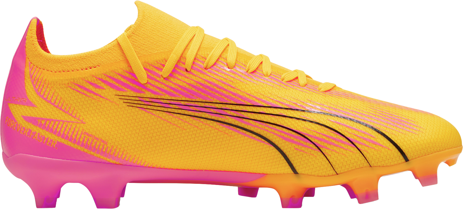 Ultra Match FG/AG Herre Sun Stream/PUMA Black/Sunset G