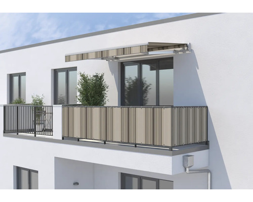 SOLUNA balkonbekleding H:75 cm stof dessin 320715 (per meter verkocht)