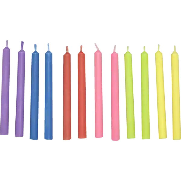 Tortenkerzen mit bunter Flamme
