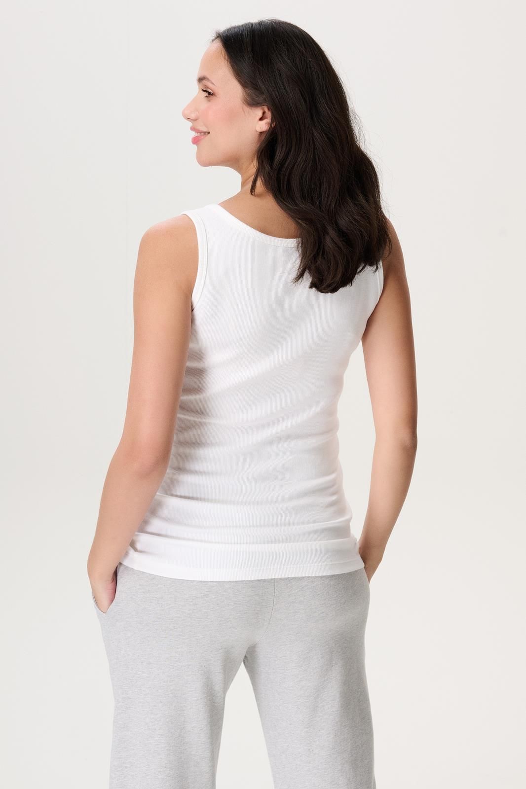 Noppies Maternity Voedingstop Evita - Optical White