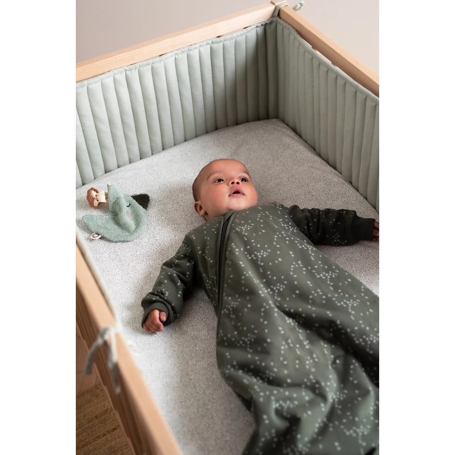 Noppies Bumper für den Laufstall Quilted bed bumper cot Puritan Gray