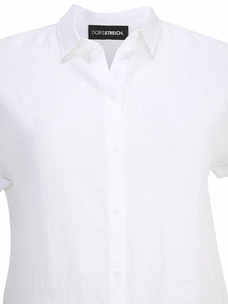 DORIS STREICH Leinenbluse weiss
