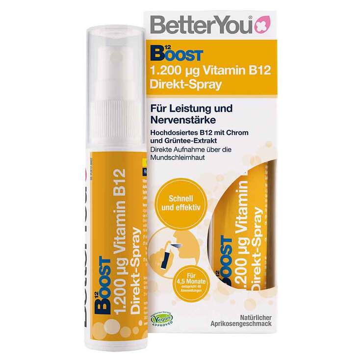 Betteryou Boost Vitamin B12 Direkt-Spray, 25 ml