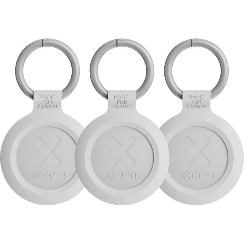 Xtorm XTAG2A0-3PACK Traqueur GPS et localisateur Universel Porte-clés intelligent Blanc