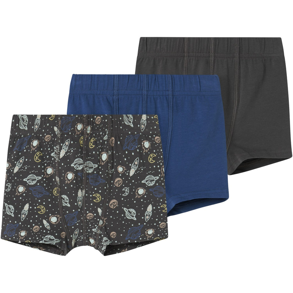 Køb Name It Forged Iron Tights 3-pak Iron Space Noos