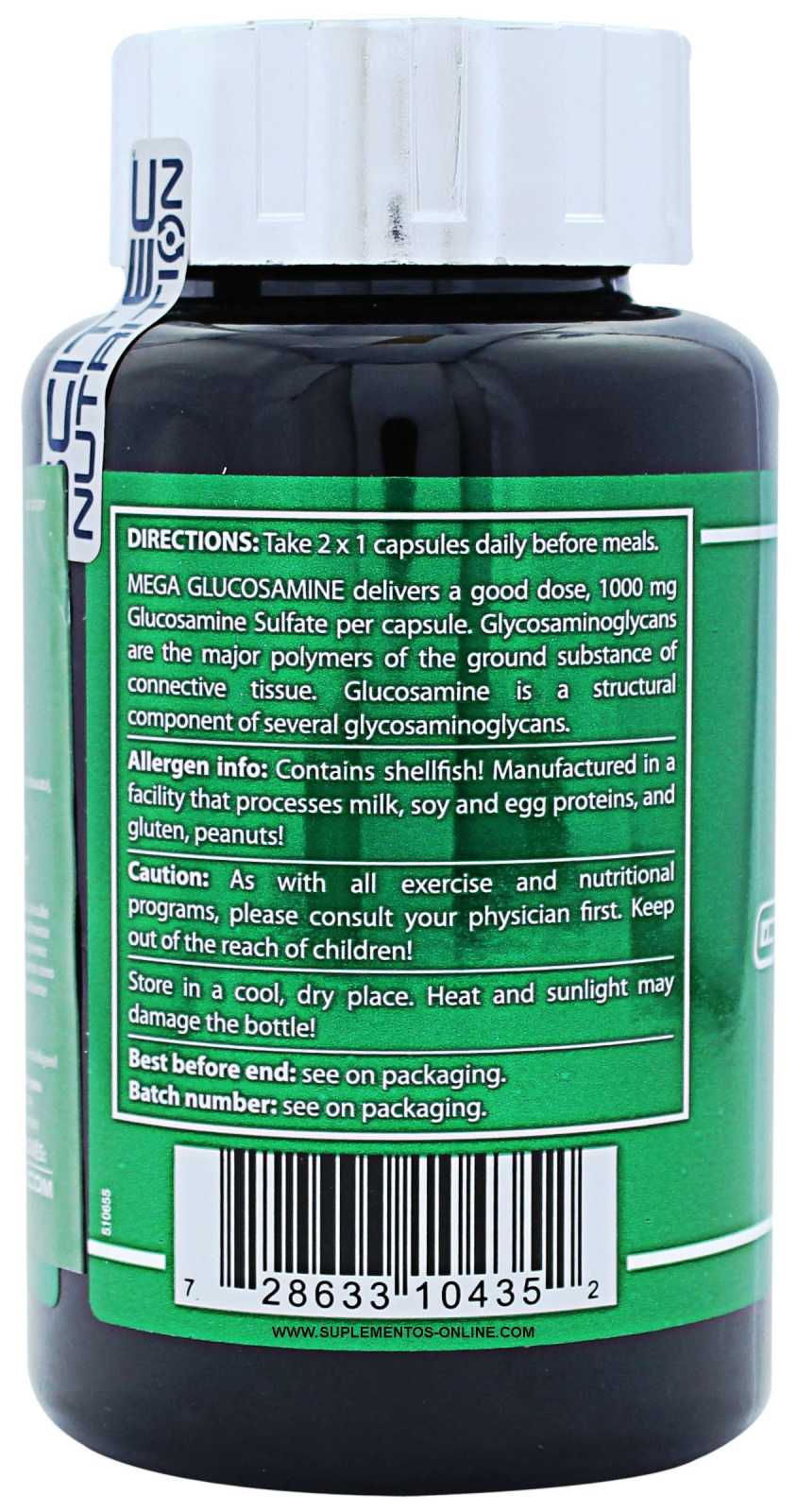 Scitec Nutrition Mega Glucosamina 100 cápsulas