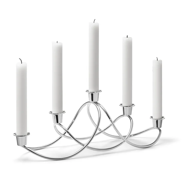 Georg Jensen - Harmony Kerzenleuchter, Edelstahl poliert