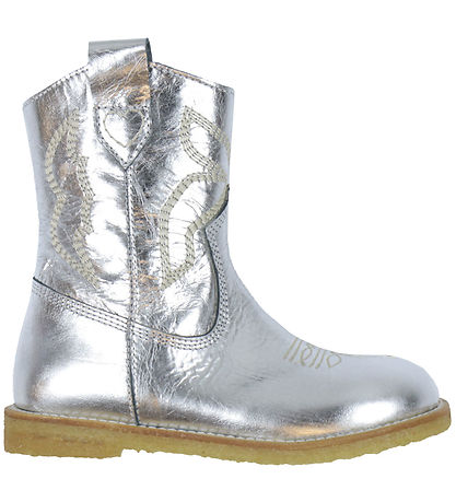 Angulus Stiefel - Cowboy - Silber
