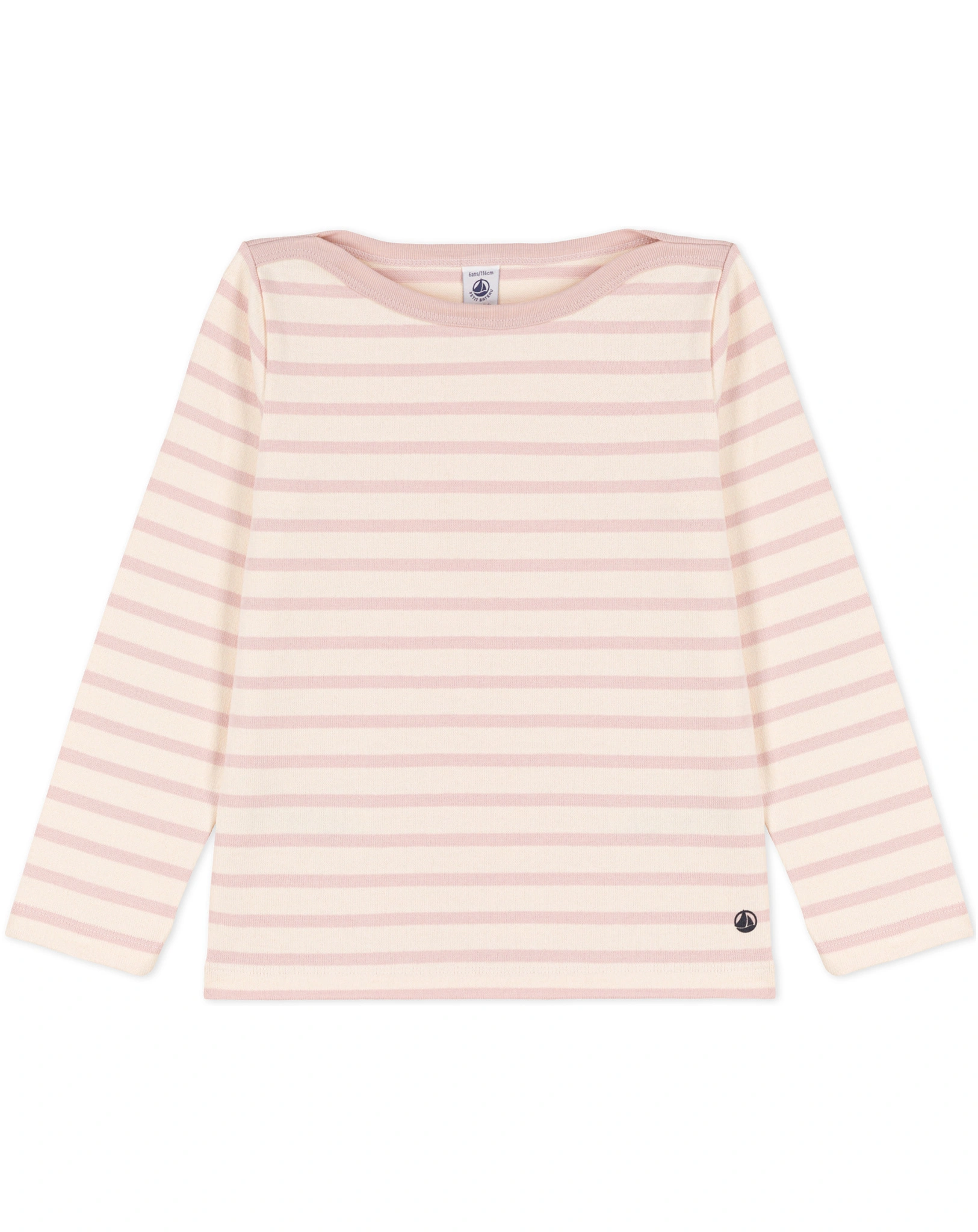 Langarmshirt MARINIERE in avalanche/saline