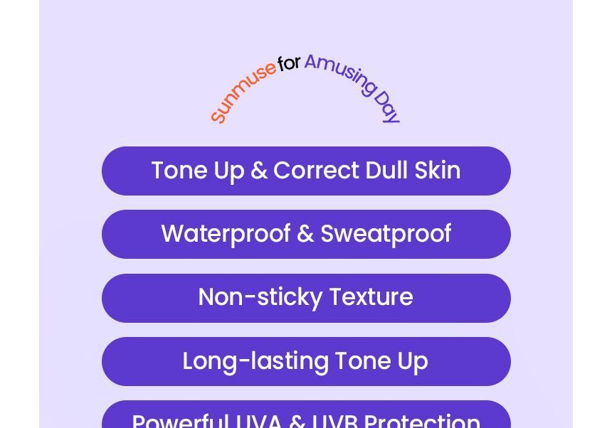 beplain - Sunmuse Tone-Up & Correcting Sunscreen Mini
