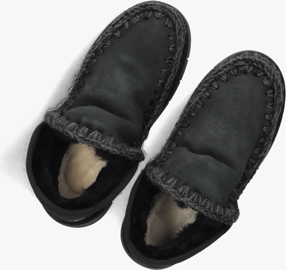 zwarte mou vachtlaarzen eskimo bounce sneaker