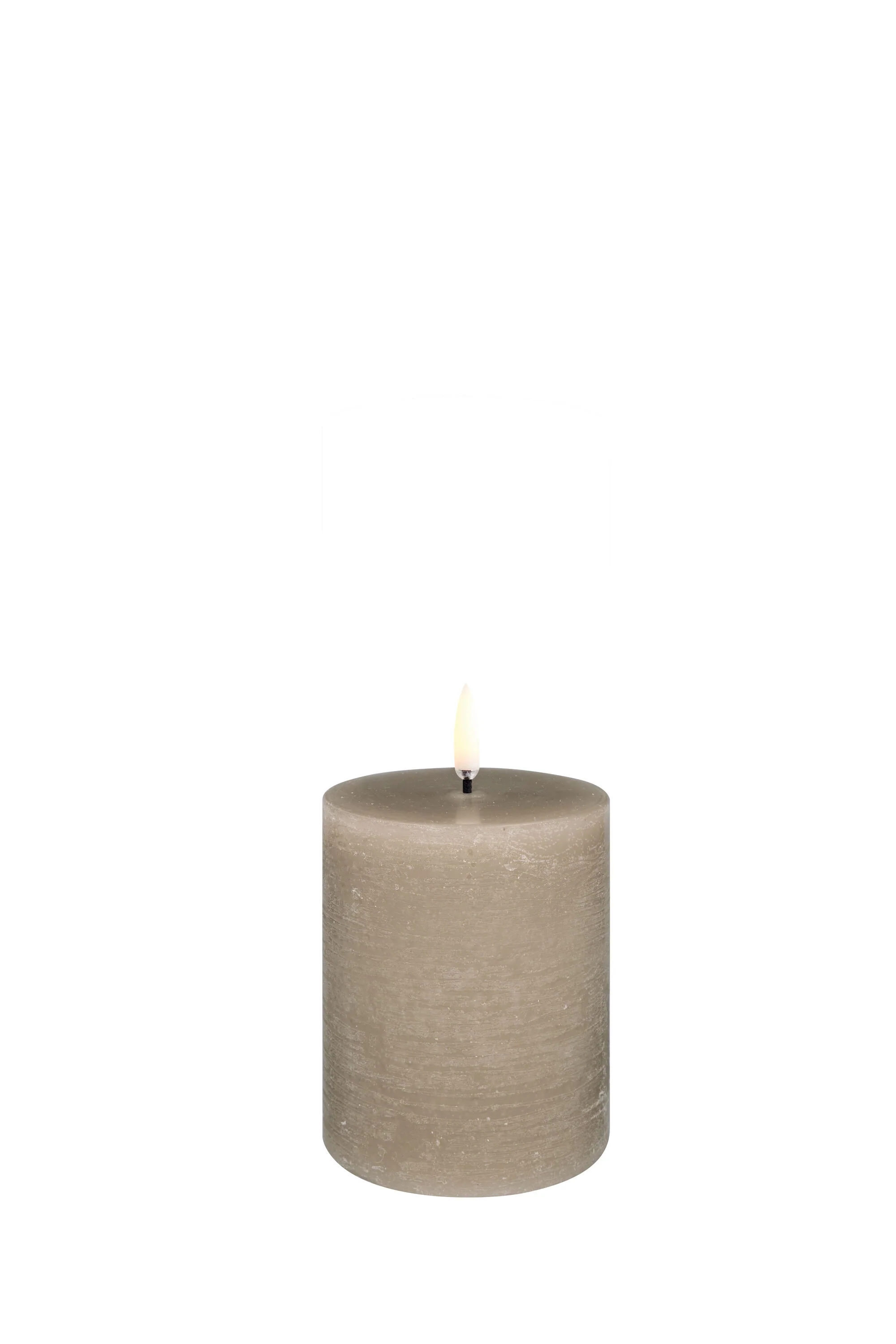 Uyuni  LED Rustic Pillar lys, Sandstone - H10 cm.