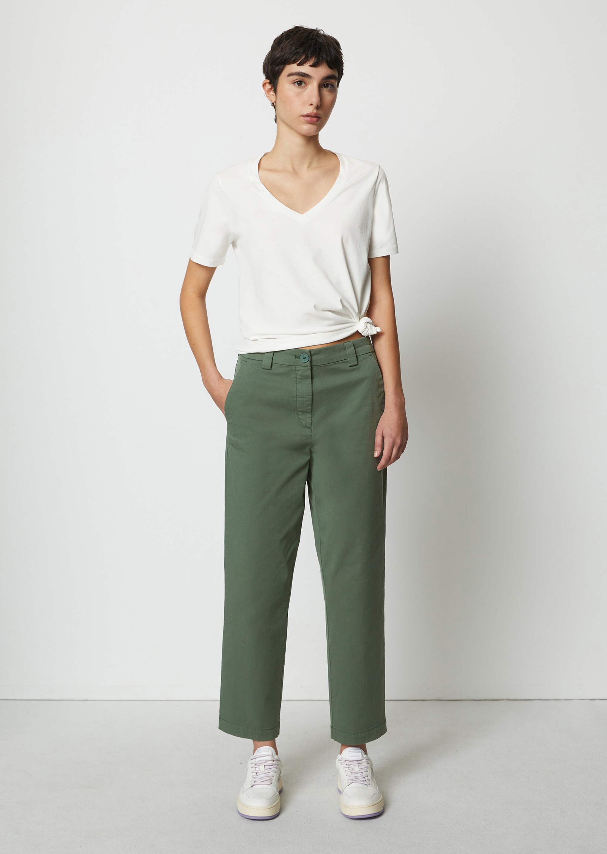 Chino slim aus Twill-Stretch