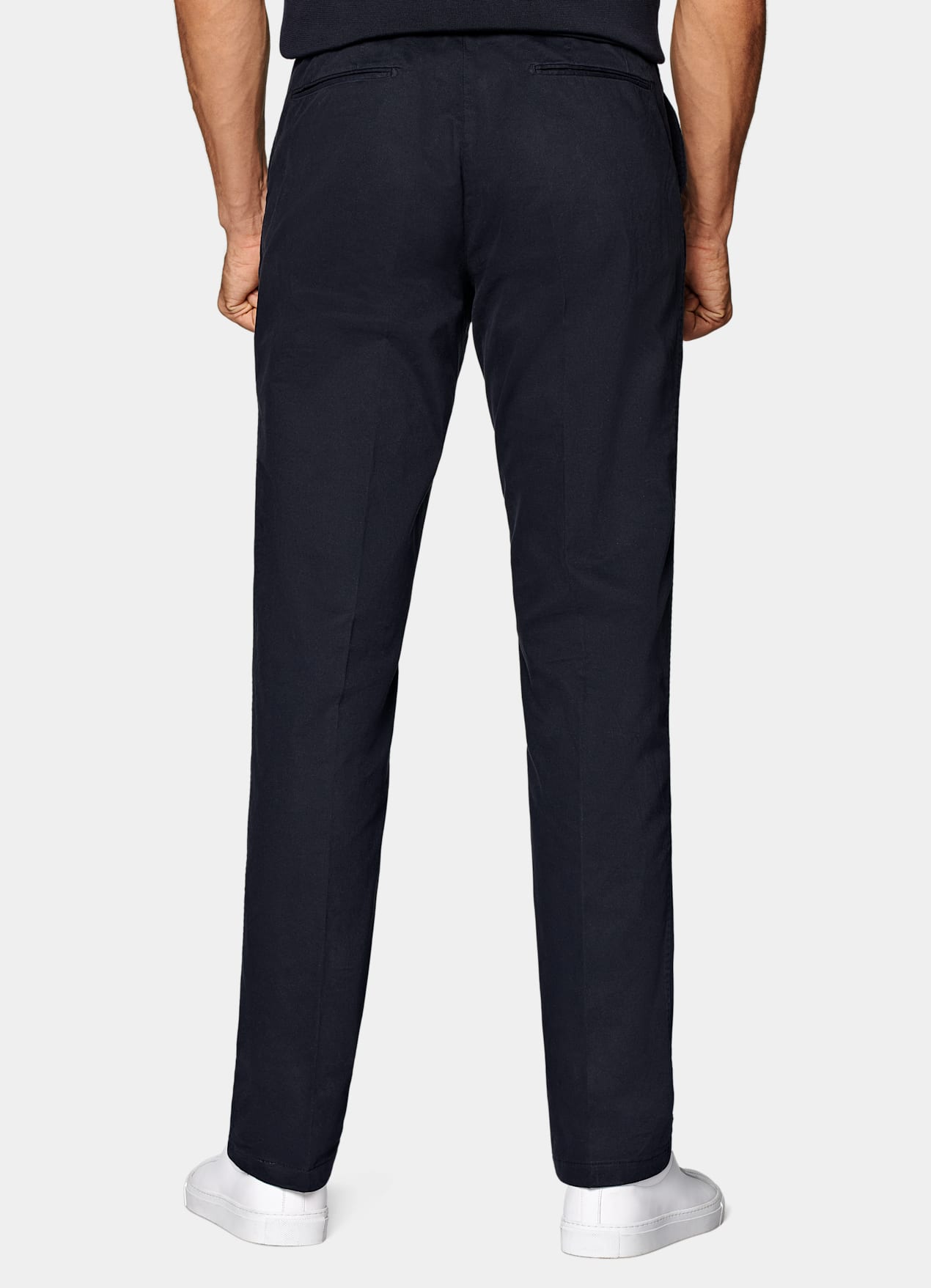 Chino Slim Leg Straight bleu marine