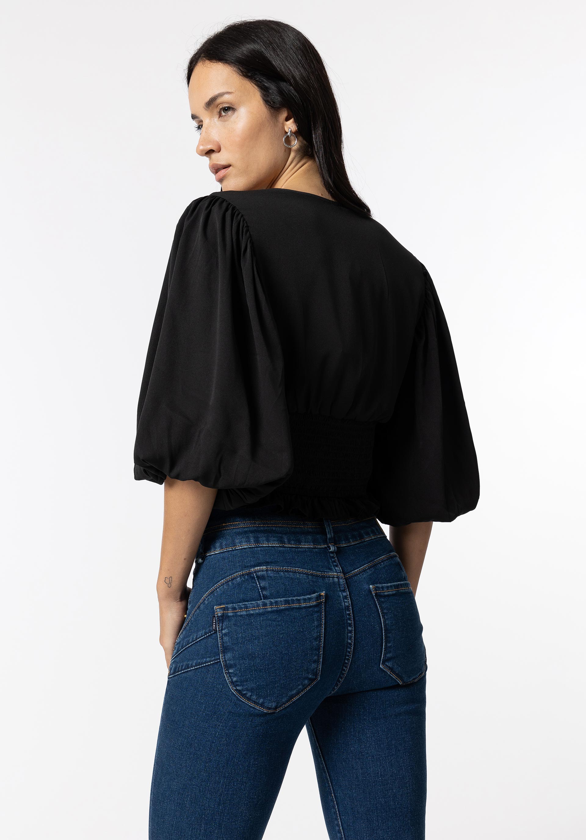Jeans Double-up Skinny Cintura Alta