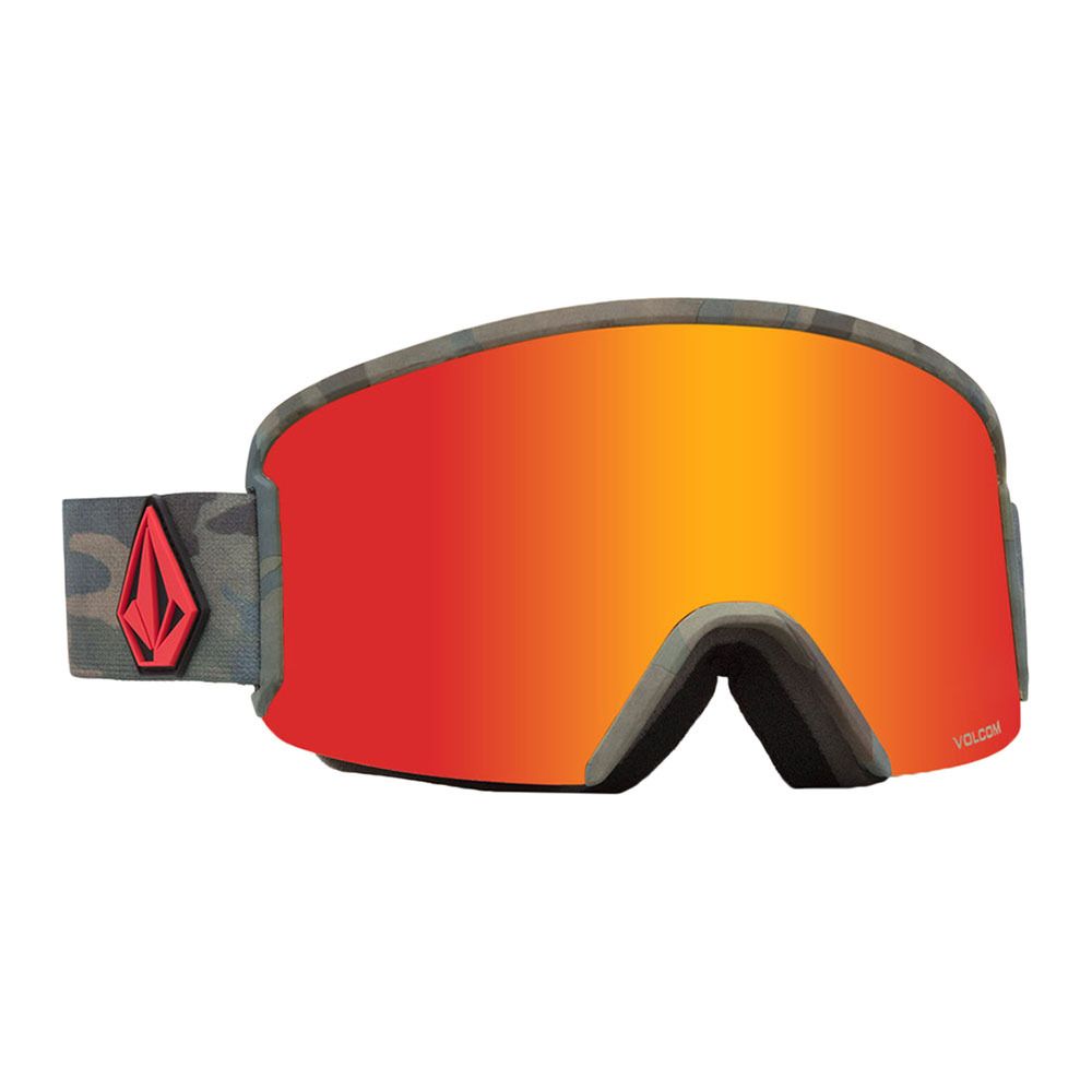 Volcom GARDEN - Masque ski Homme cloudwash camo/red chrome