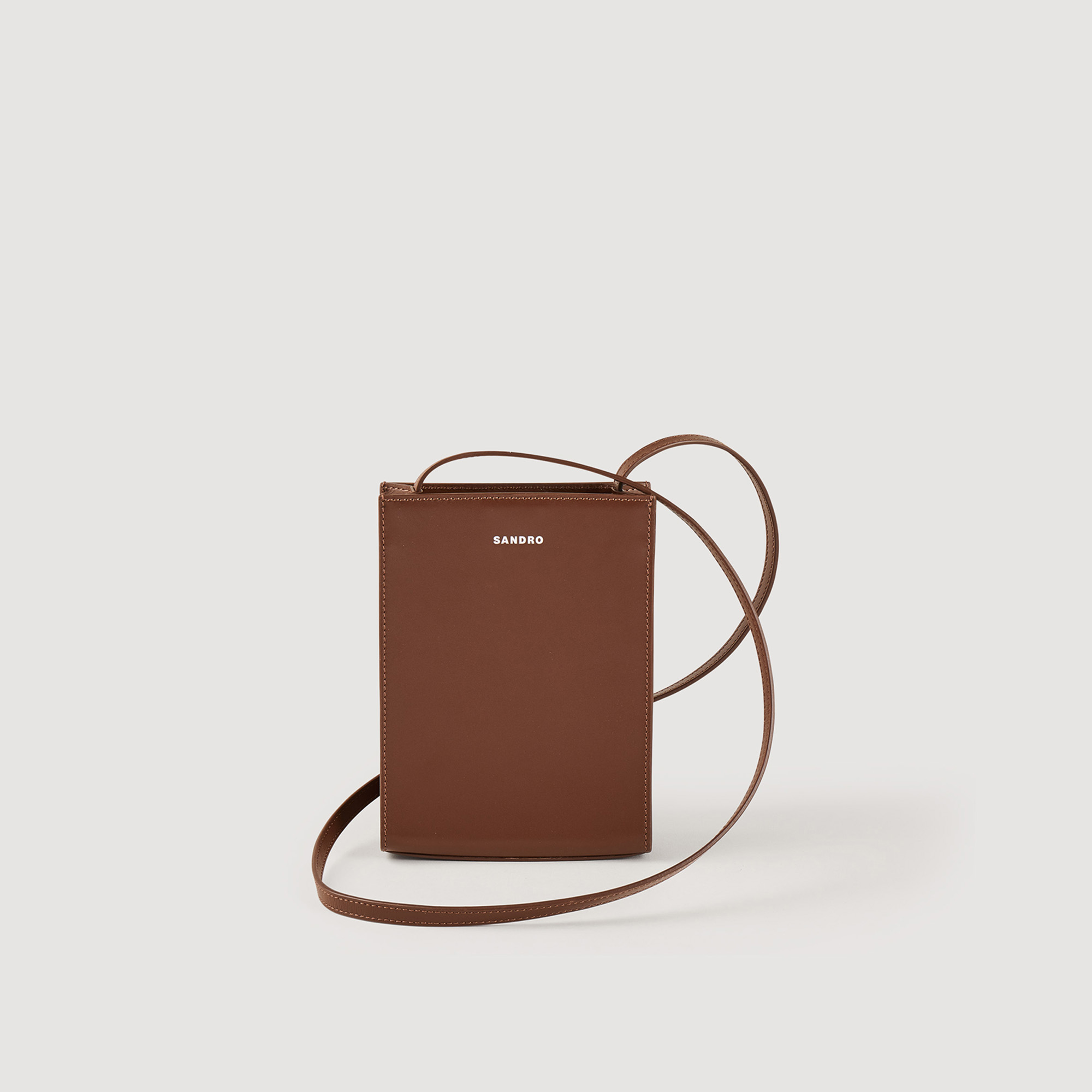 Petit sac en cuir lisse