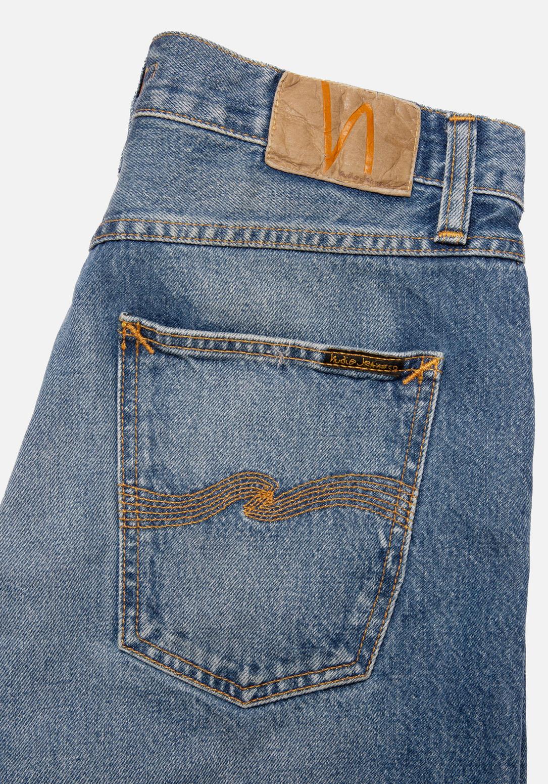 Nudie Jeans Jeans-Shorts Josh Denim Shorts Blue Haze