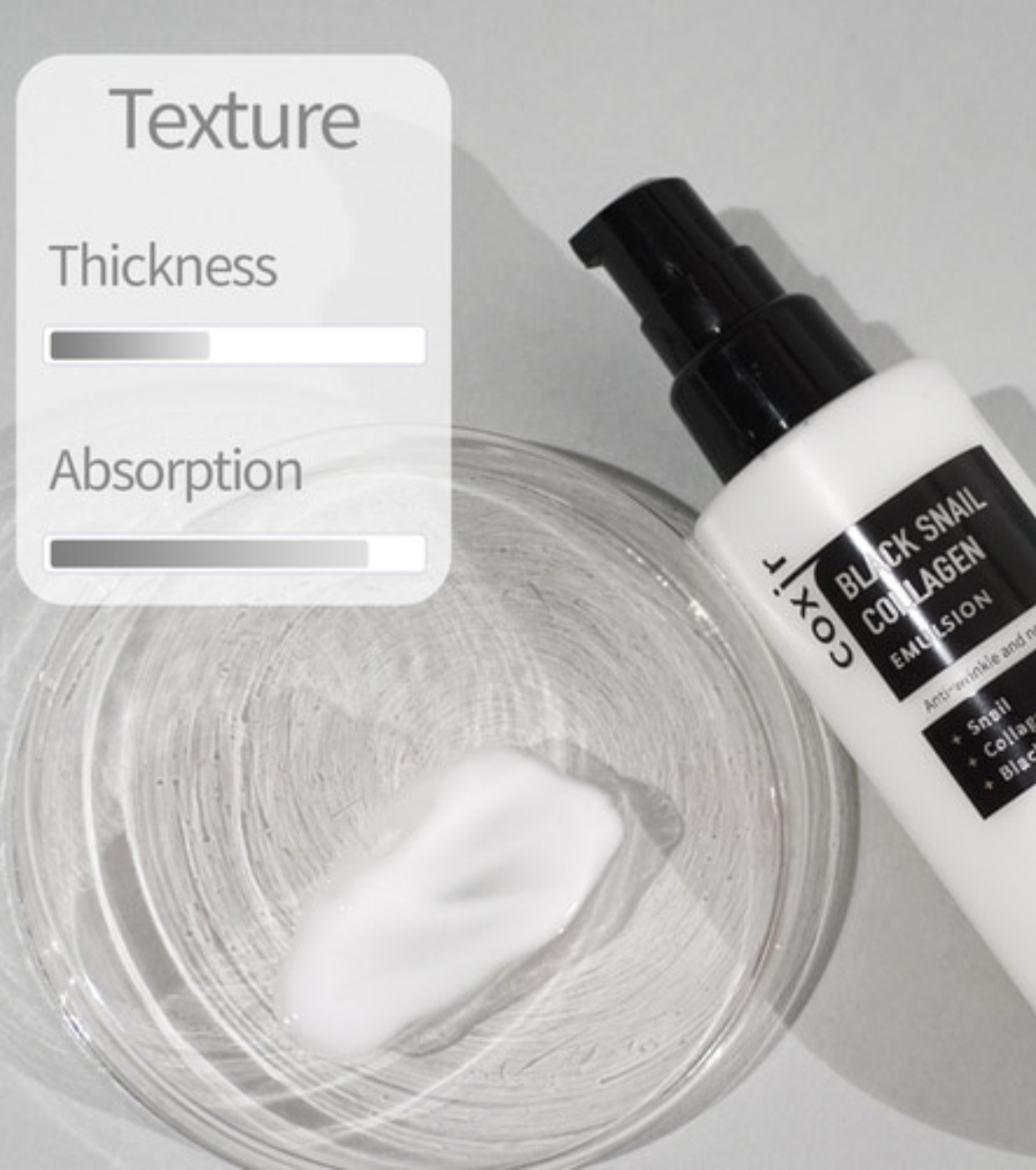 COXIR - Emulsão Hidratante Black Snail Collagen