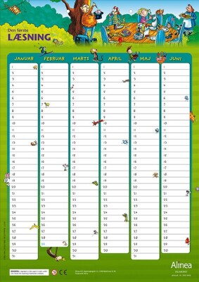 Den Første Læsning, Magnetkalender - Bog