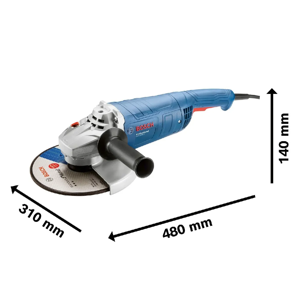 Bosch GWS 2200 J - Meuleuse d'angle 2200W 230mm
