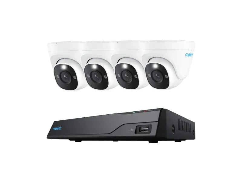 Reolink NVS8-8MD4, Ledningsført, Kuppel, RJ-45, Indendørs/udendørs, 700 lm, 6500 K