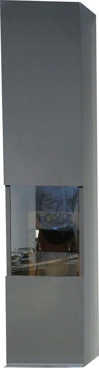 PLACES OF STYLE Glasvitrine »Onyx« hochwertig UV lackiert, mit Soft-Close-Funktion, Höhe 140cm
