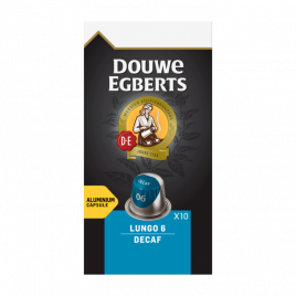 Douwe Egberts Lungo decaf koffiecups