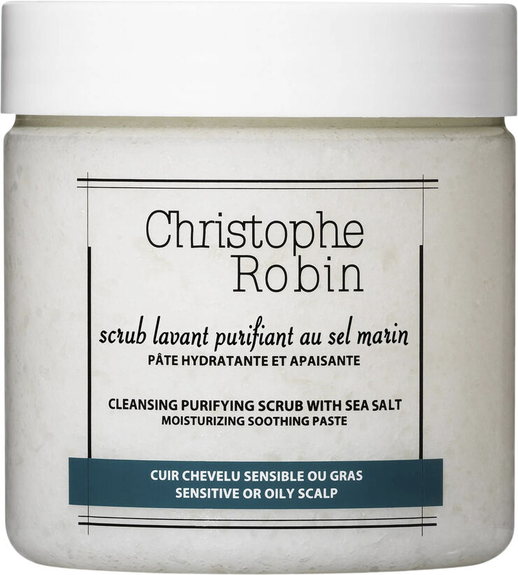 CHRISTOPHE ROBIN Cleansing Purifying Scrub - Sea Salt