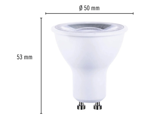 FLAIR LED reflectorlamp dimbaar PAR16 GU10/7,5W (57W) 400 lm 4000 K neutraal wit helder 36°