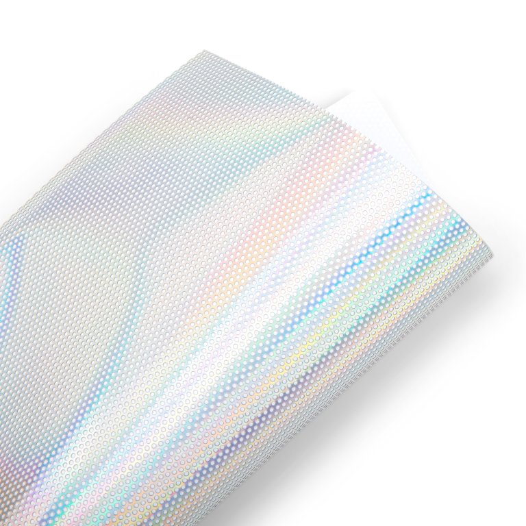 Holografische Klebefolie perforiert
