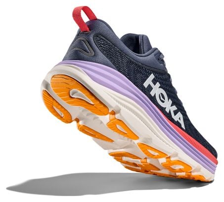 Chaussures Running Hoka Gaviota 5 Bleu/Rose Femme