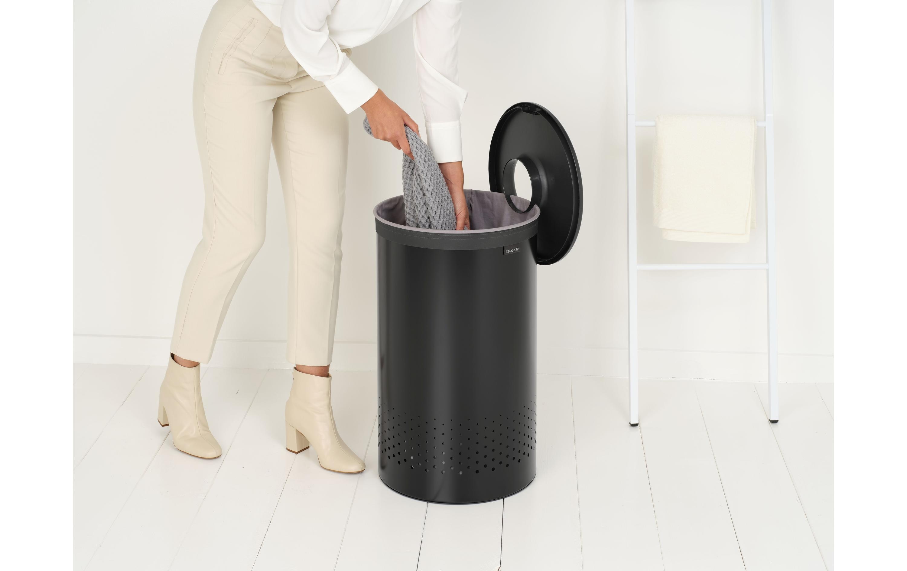 Wäschesammler 60 l, SchwarzWäschekorb