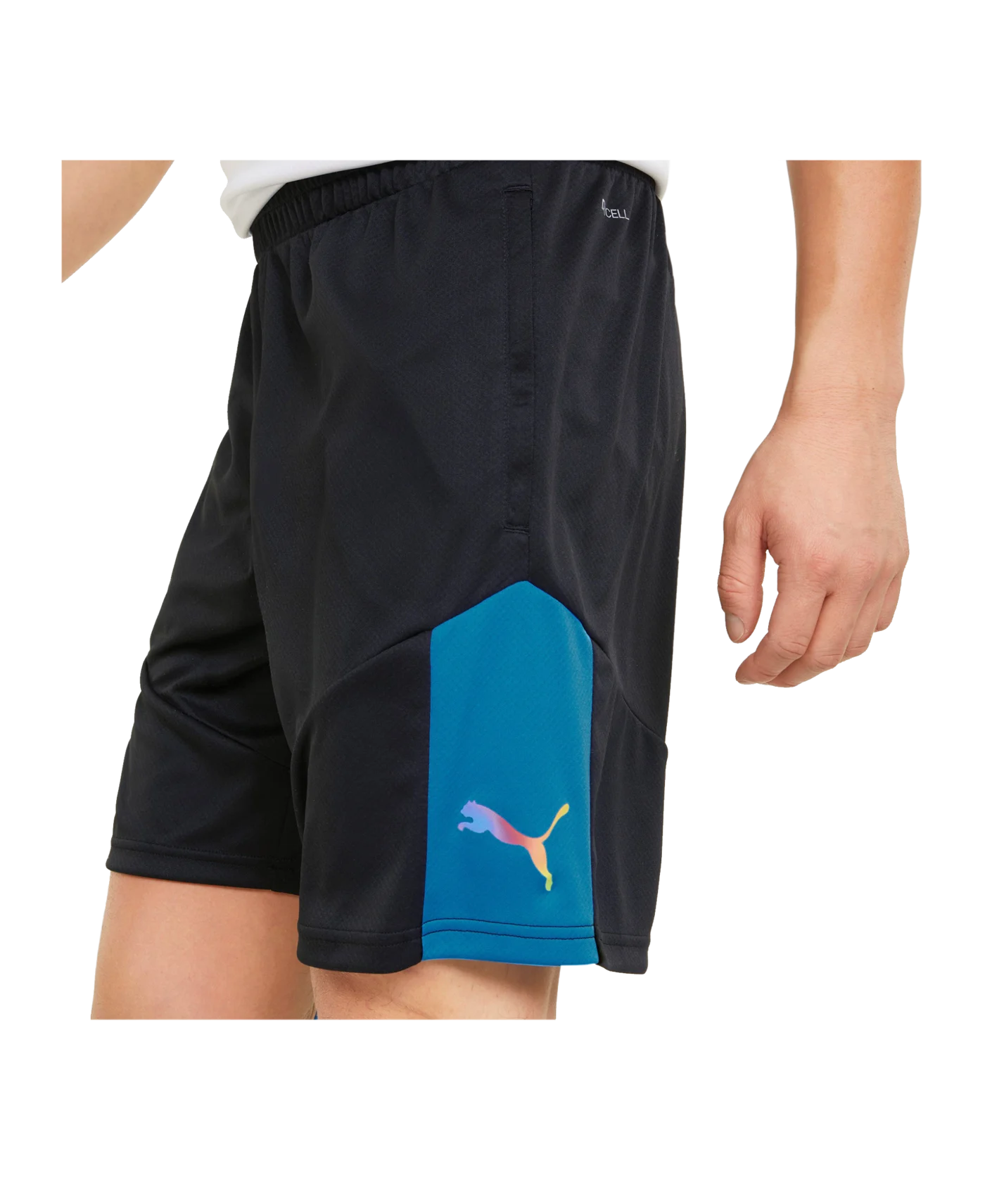 PUMA individualFINAL Short Schwarz Blau Lila F46
