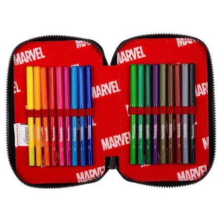 CoolPack XL-Etui gefüllt mit McAddy, 2-Zip, MARVEL – AVENGERS -Kollektion 2024-