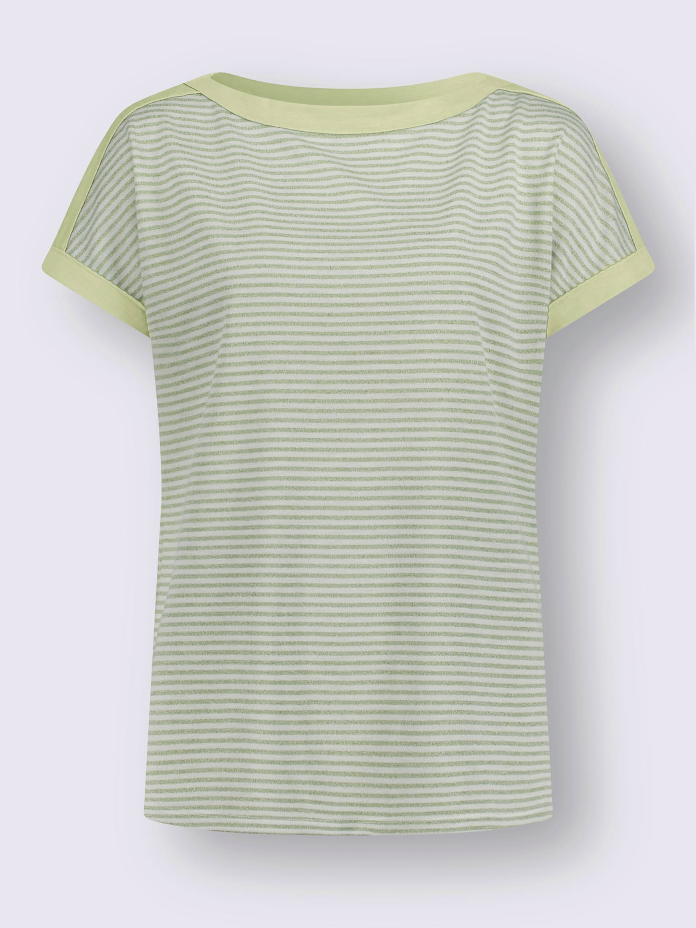 T-shirt rayures brillantes