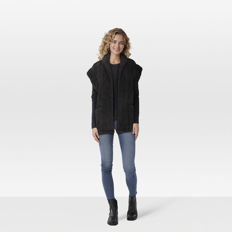 Veleste Grace - Gilet - Zwart - 36